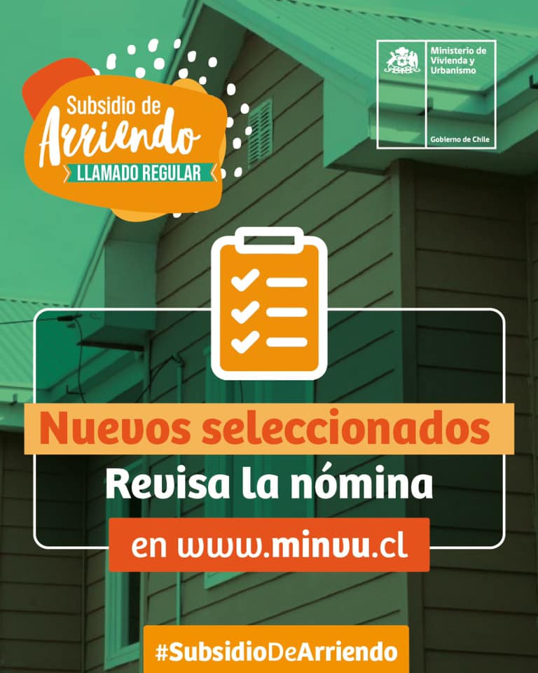 Conoce los Resultados del Subsidio de Arriendo Regular