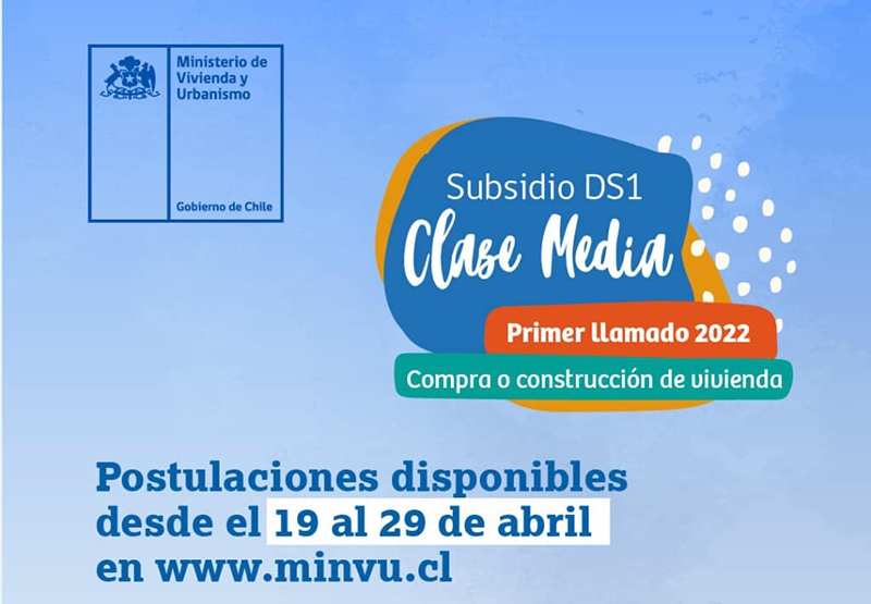 Minvu entrega detalles de la postulación para el primer llamado del Subsidio para la Clase Media 2022